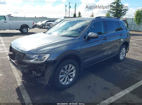 3VV2B7AX4KM027727 2019 VOLKSWAGEN TIGUAN Gray Vista tres cuartos delantera izquierda