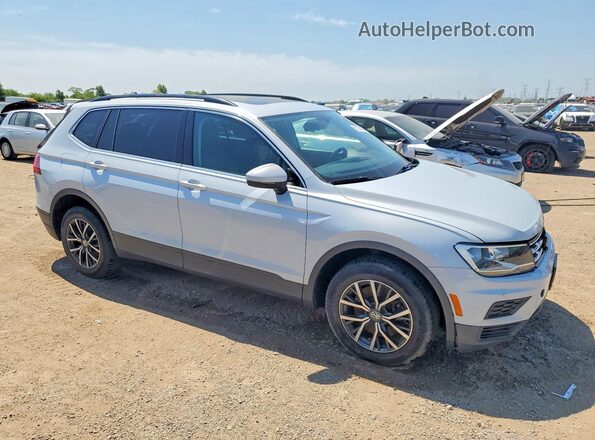3VV2B7AX4KM072781 2019 VOLKSWAGEN TIGUAN Silver Передня права чверть