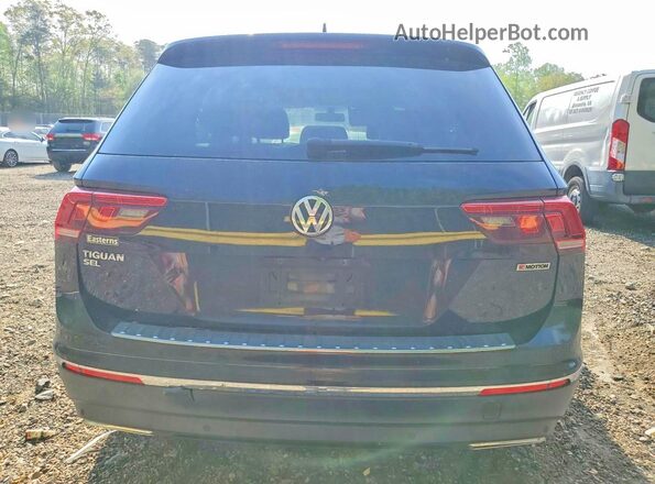 3VV2B7AX4KM079665 2019 VOLKSWAGEN TIGUAN Black Вид ззаду