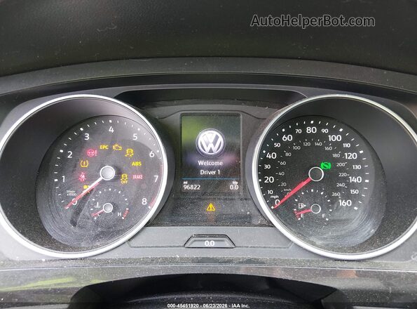 3VV2B7AX4KM136673 2019 VOLKSWAGEN TIGUAN Black Rear seats view
