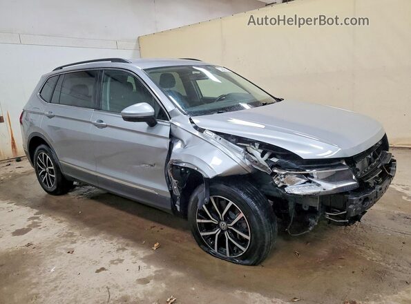 3VV2B7AX4MM003625 2021 VOLKSWAGEN TIGUAN Silver Передня права чверть