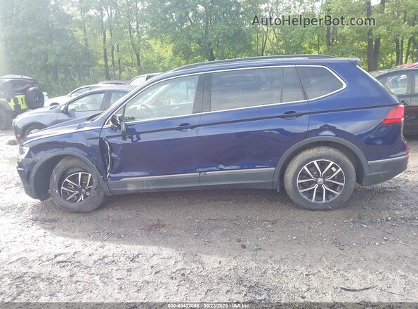 3VV2B7AX4MM099322 2021 VOLKSWAGEN TIGUAN Blue სალონის 360-გრადუსიანი ხედი
