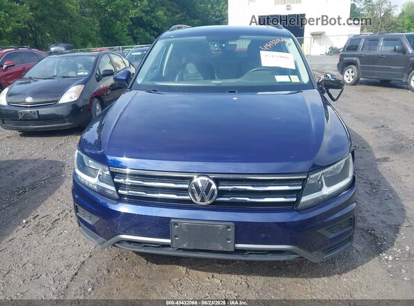 3VV2B7AX4MM099322 2021 VOLKSWAGEN TIGUAN Blue ხელსაწყოთა პანელის ხედი