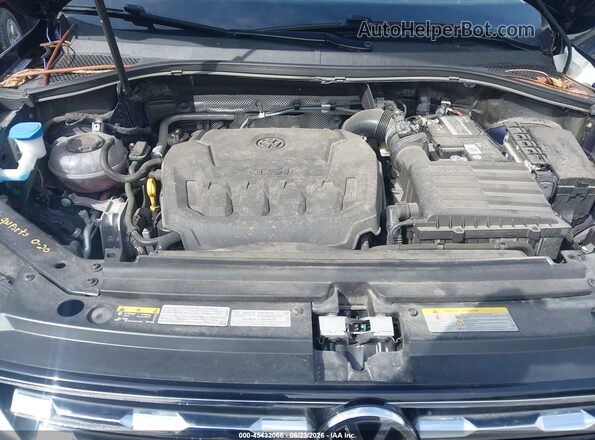 3VV2B7AX4MM099322 2021 VOLKSWAGEN TIGUAN Blue უკანა ხედი