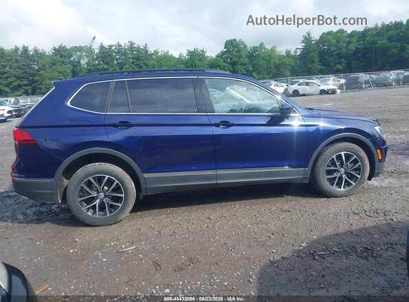 3VV2B7AX4MM099322 2021 VOLKSWAGEN TIGUAN Blue უკანა სალონის ხედი