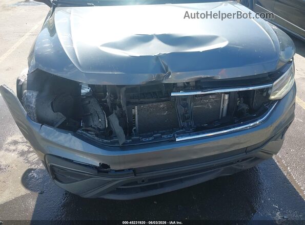3VV2B7AX4NM037923 2022 VOLKSWAGEN TIGUAN Gray Widok z przodu