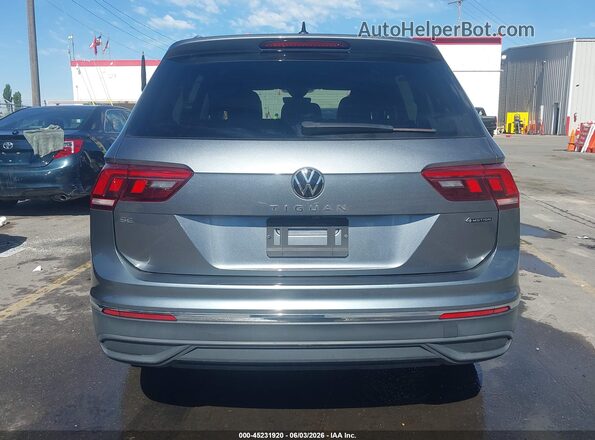 3VV2B7AX4NM037923 2022 VOLKSWAGEN TIGUAN Gray 
