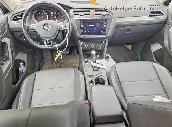 3VV2B7AX5KM010080 2019 VOLKSWAGEN TIGUAN Gray Առջևի վահանակի տեսք