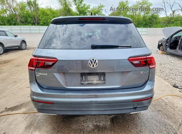3VV2B7AX5KM010080 2019 VOLKSWAGEN TIGUAN Gray Հետևի տեսք
