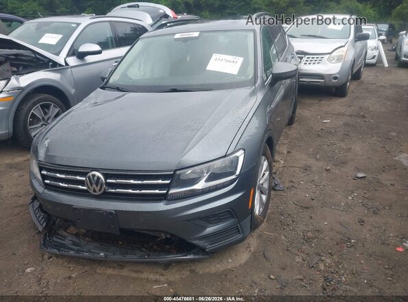 3VV2B7AX5KM042902 2019 VOLKSWAGEN TIGUAN Серый Передняя левая четверть