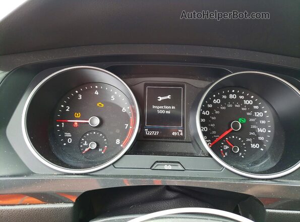 3VV2B7AX5KM064835 2019 VOLKSWAGEN TIGUAN Red 