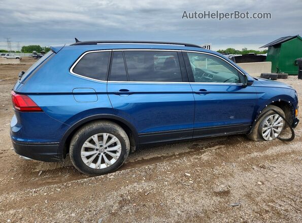 3VV2B7AX5KM100510 2019 VOLKSWAGEN TIGUAN Blue Tył prawy