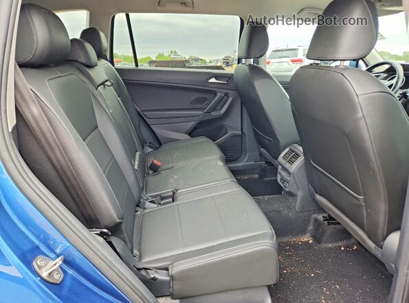 3VV2B7AX5KM100510 2019 VOLKSWAGEN TIGUAN Blue Widok tylnych siedzeń
