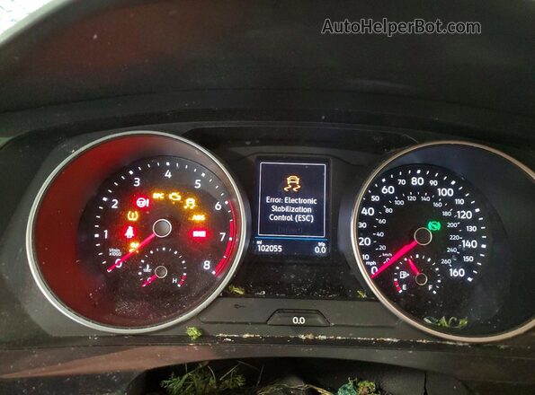 3VV2B7AX5KM107229 2019 VOLKSWAGEN TIGUAN Серый 