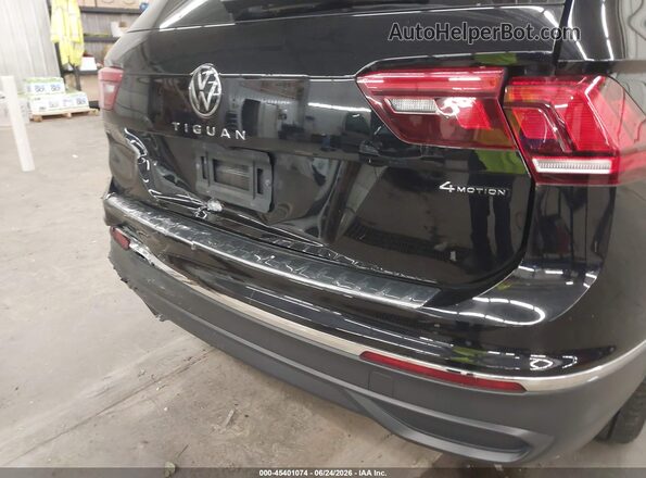 3VV2B7AX5NM032035 2022 VOLKSWAGEN TIGUAN Black Դիմացի տեսք