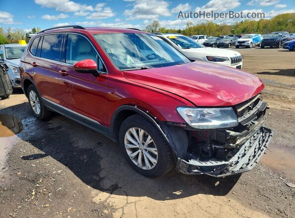 3VV2B7AX6JM068035 2018 VOLKSWAGEN TIGUAN Burgundy 