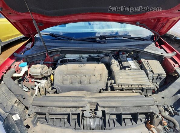 3VV2B7AX6JM068035 2018 VOLKSWAGEN TIGUAN Burgundy 