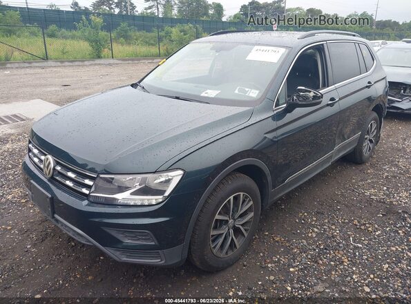 3VV2B7AX6KM004045 2019 VOLKSWAGEN TIGUAN Green წინა მარცხენა ხედი სამი მეოთხედიდან