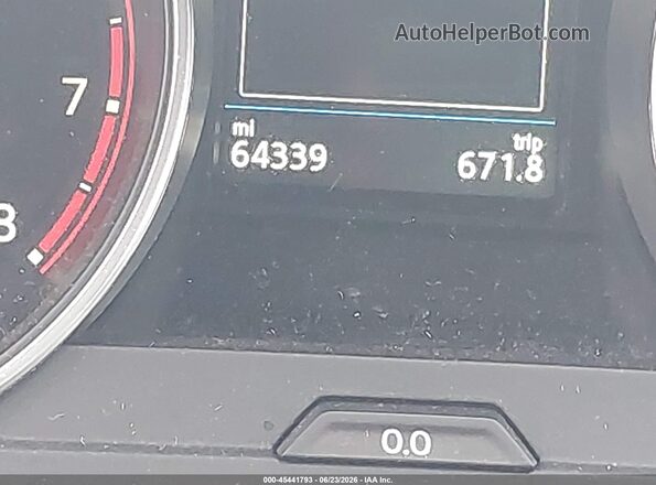 3VV2B7AX6KM004045 2019 VOLKSWAGEN TIGUAN Green უკანა სავარძლების ხედი