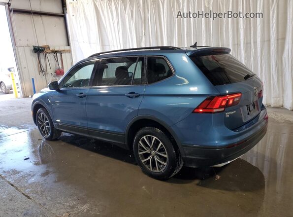 3VV2B7AX6KM132298 2019 VOLKSWAGEN TIGUAN Blue Հետևի ձախ