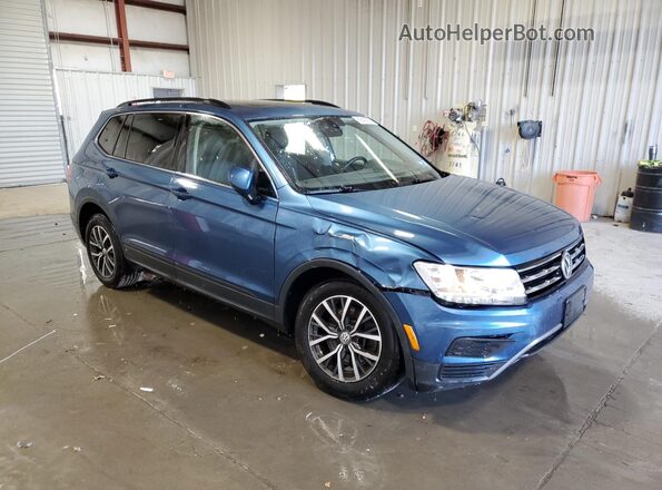 3VV2B7AX6KM132298 2019 VOLKSWAGEN TIGUAN Blue Առջևի աջ