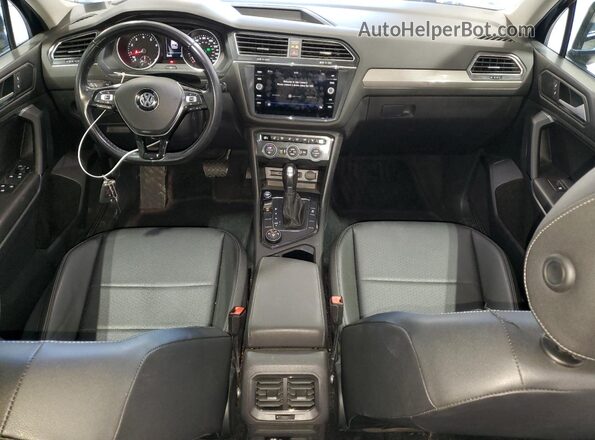 3VV2B7AX6KM132298 2019 VOLKSWAGEN TIGUAN Blue Առջևի վահանակի տեսք