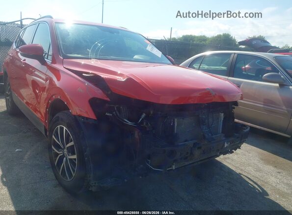 3VV2B7AX6KM151322 2019 VOLKSWAGEN TIGUAN Orange Widok z przodu