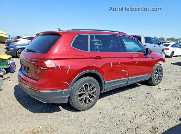 3VV2B7AX6MM091061 2021 VOLKSWAGEN TIGUAN Красный Задняя правая четверть