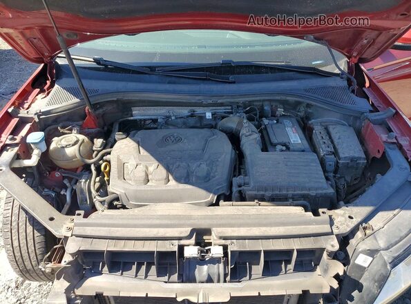3VV2B7AX6MM091061 2021 VOLKSWAGEN TIGUAN Красный Вид задней части салона
