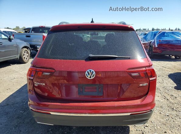 3VV2B7AX6MM091061 2021 VOLKSWAGEN TIGUAN Красный Вид сзади