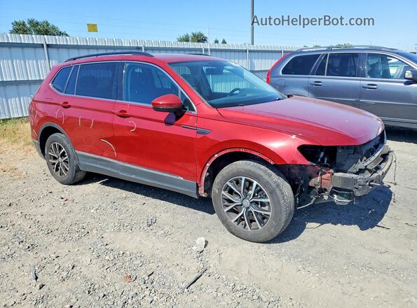 3VV2B7AX6MM091061 2021 VOLKSWAGEN TIGUAN Красный Передняя правая четверть