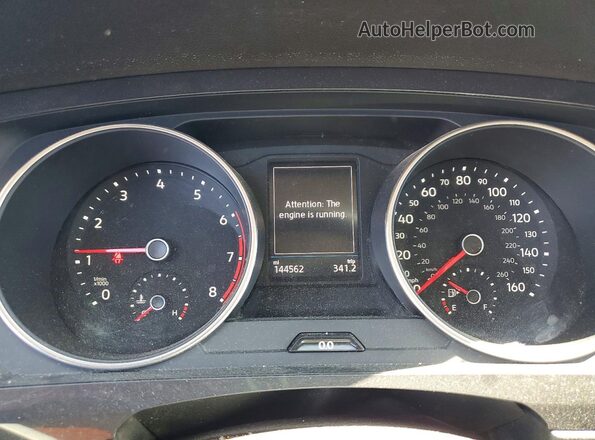 3VV2B7AX6MM091061 2021 VOLKSWAGEN TIGUAN Красный Вид щитка приборов