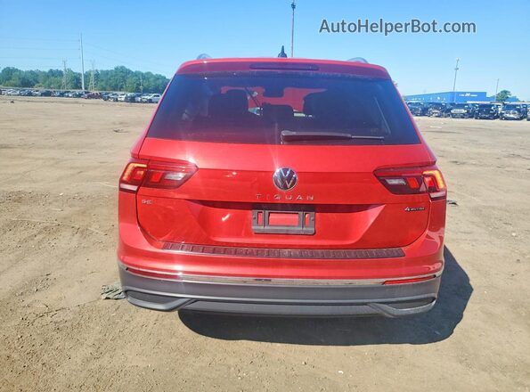3VV2B7AX6PM019362 2023 VOLKSWAGEN TIGUAN Red Vista trasera