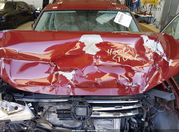 3VV2B7AX7KM047101 2019 VOLKSWAGEN TIGUAN Maroon უკანა ხედი
