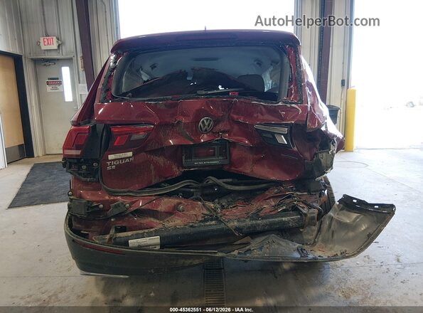 3VV2B7AX7KM047101 2019 VOLKSWAGEN TIGUAN Maroon 