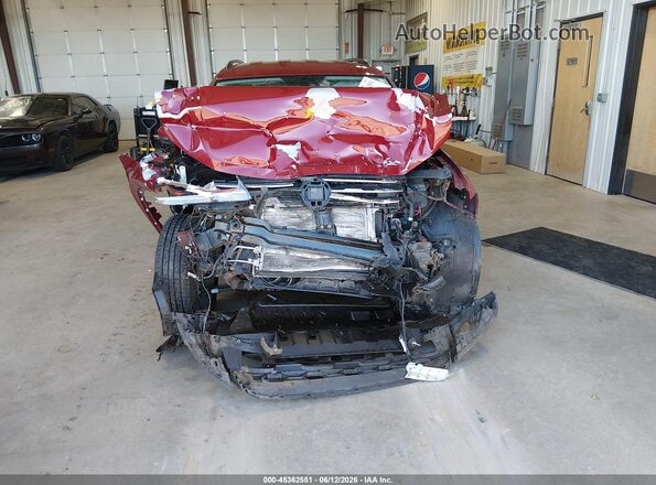 3VV2B7AX7KM047101 2019 VOLKSWAGEN TIGUAN Maroon წინა პანელის ხედი