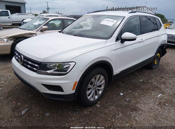 3VV2B7AX7KM101402 2019 VOLKSWAGEN TIGUAN Белый Передняя левая четверть