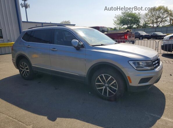 3VV2B7AX7MM014117 2021 VOLKSWAGEN TIGUAN Серебряный Передняя правая четверть