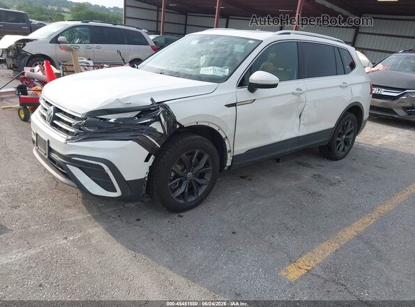 3VV2B7AX7NM164911 2022 VOLKSWAGEN TIGUAN White Առջևի ձախ երեք քառորդ տեսարան
