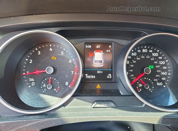 3VV2B7AX8JM165060 2018 VOLKSWAGEN TIGUAN Charcoal Instrument cluster view
