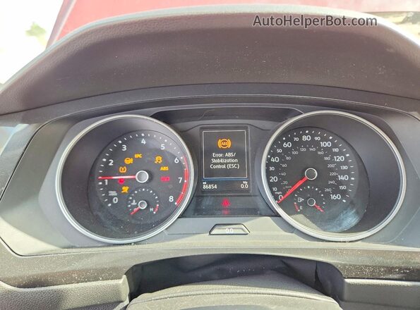 3VV2B7AX8JM180352 2018 VOLKSWAGEN TIGUAN Maroon 