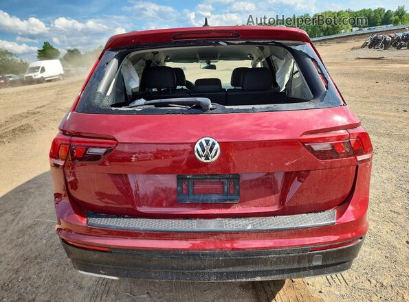 3VV2B7AX8JM180352 2018 VOLKSWAGEN TIGUAN Maroon 