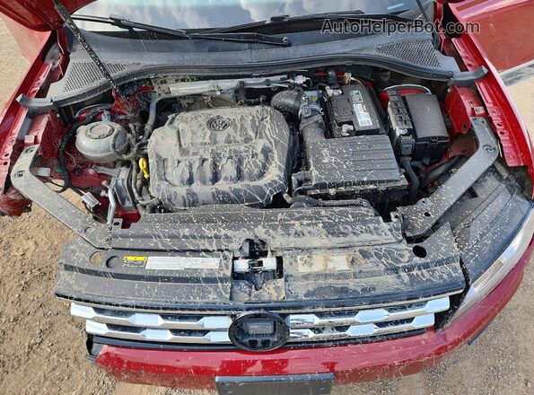 3VV2B7AX8JM180352 2018 VOLKSWAGEN TIGUAN Maroon 