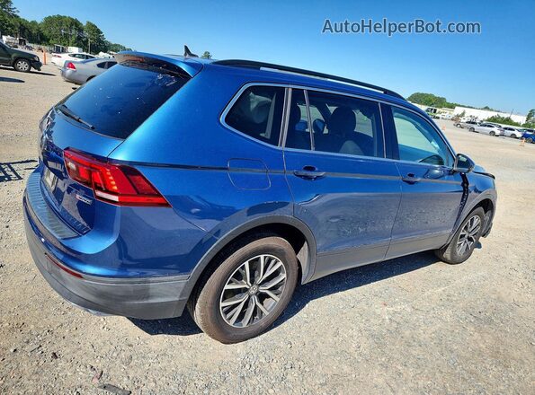 3VV2B7AX8KM006993 2019 VOLKSWAGEN TIGUAN Blue Tył prawy