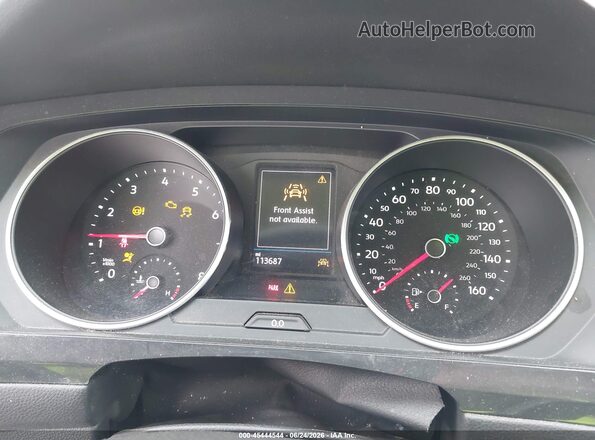 3VV2B7AX8KM095996 2019 VOLKSWAGEN TIGUAN Green უკანა სავარძლების ხედი