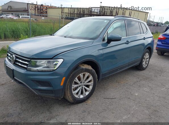 3VV2B7AX8KM095996 2019 VOLKSWAGEN TIGUAN Green წინა მარცხენა ხედი სამი მეოთხედიდან