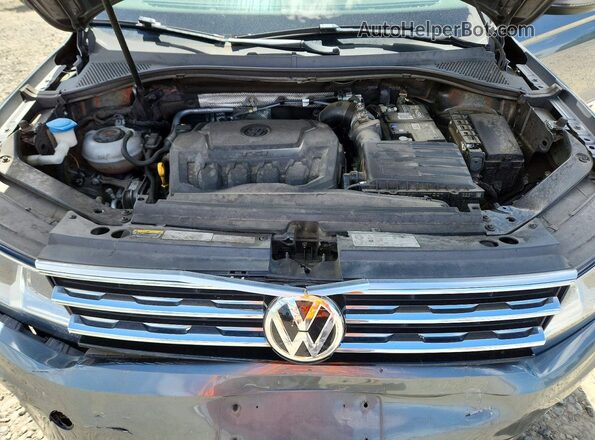 3VV2B7AX8KM158417 2019 VOLKSWAGEN TIGUAN Gray Vista del compartimento del motor