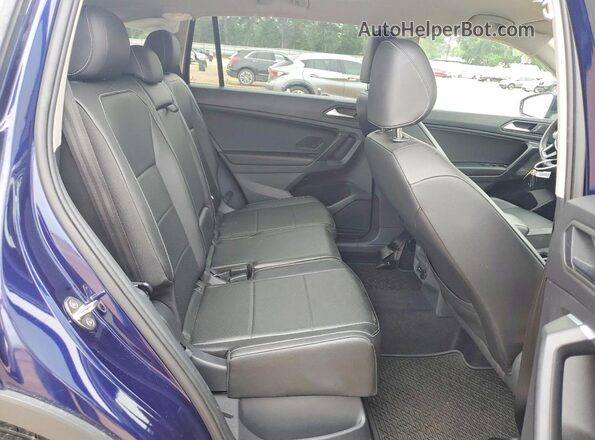 3VV2B7AX8MM142897 2021 VOLKSWAGEN TIGUAN Синий Вид задних сидений