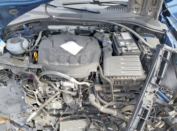 3VV2B7AX9JM047602 2018 VOLKSWAGEN TIGUAN Blue Սալոնի հետևի տեսք
