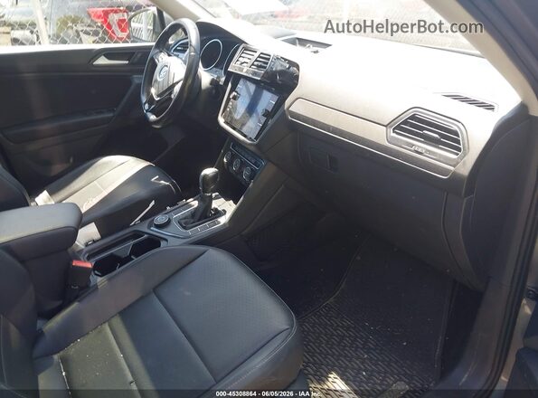 3VV2B7AX9KM068337 2019 VOLKSWAGEN TIGUAN Gray წინა სალონის ხედი